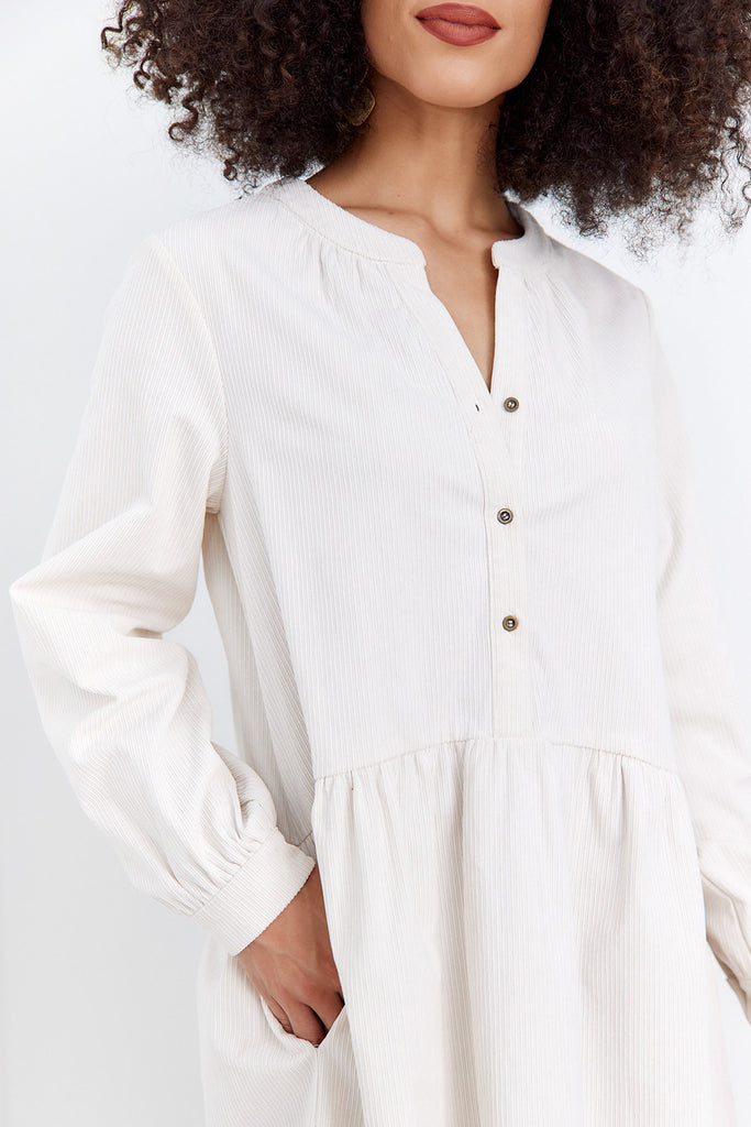 Soleil Mini Corduroy Dress - fab'rik