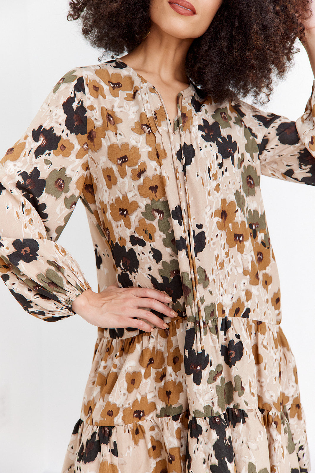 Sayla Floral Mini Dress - fab'rik