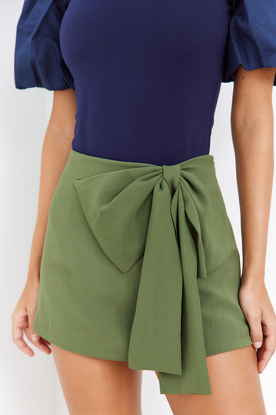 Donatella Wrap Mini Skirt - fab'rik