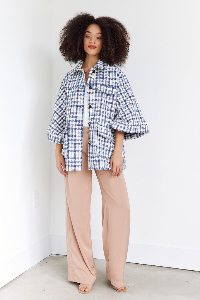 Frankie Plaid Jacket - fab'rik