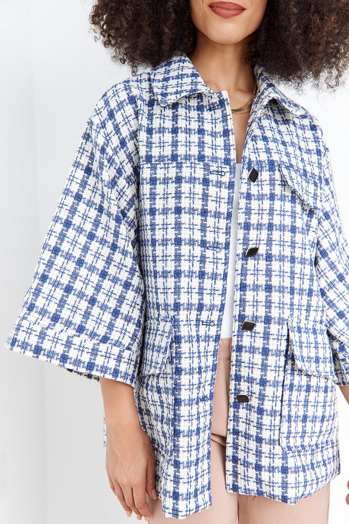 Frankie Plaid Jacket - fab'rik