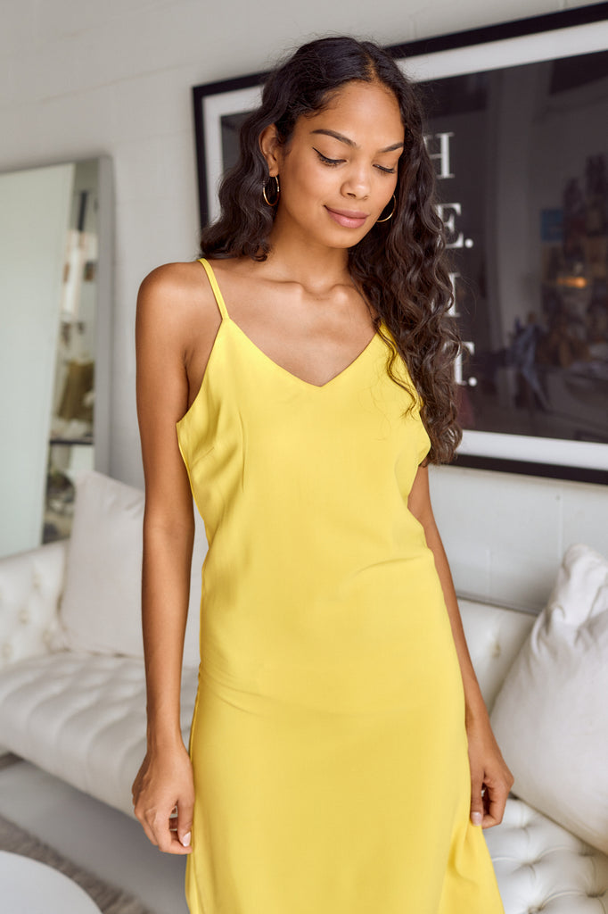 SALE - Dune Sleeveless Woven Midi Dress - fab'rik