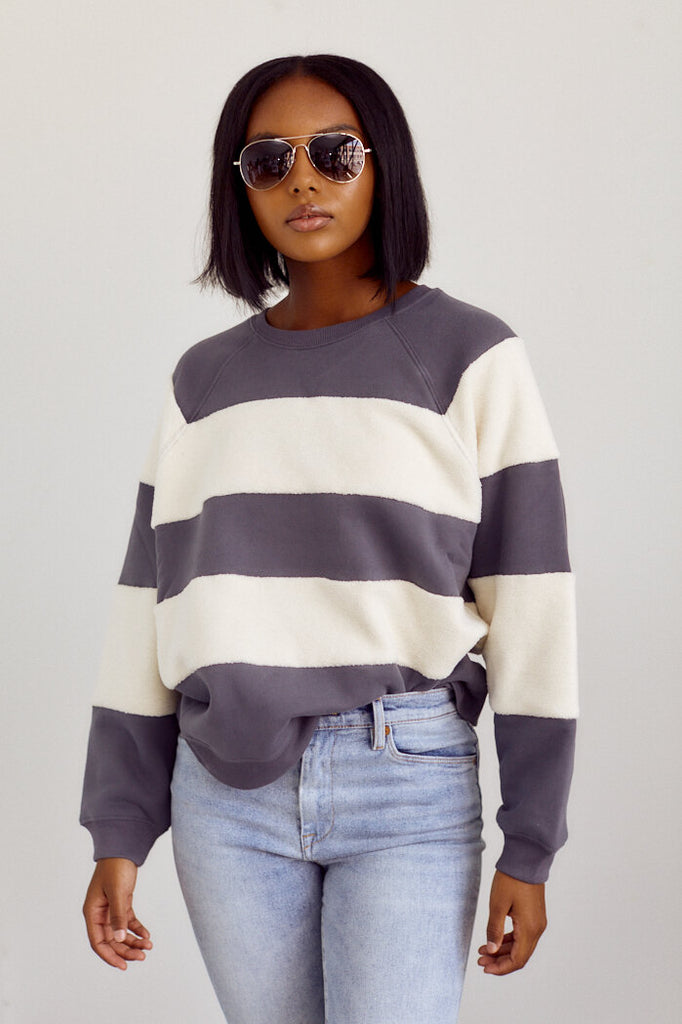 PreOrder Honora Stripe Sweatshirt - fab'rik