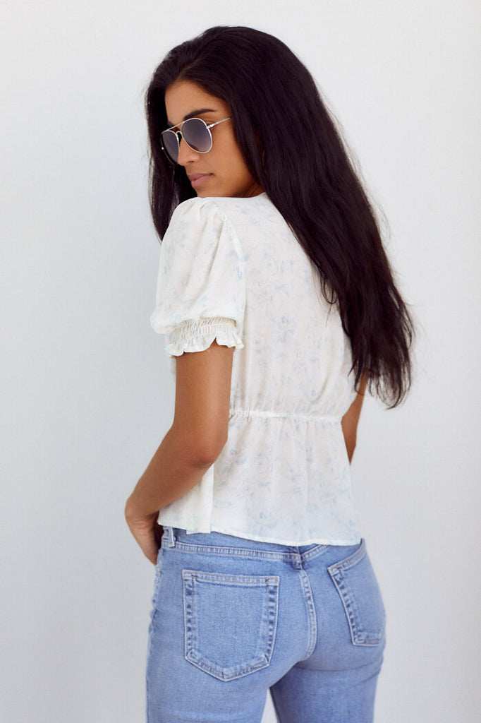SALE - Fleming Button Front Blouse - fab'rik