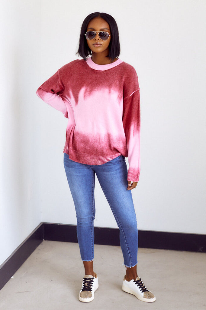 PreOrder Dallas Tie Dye Sweater - fab'rik