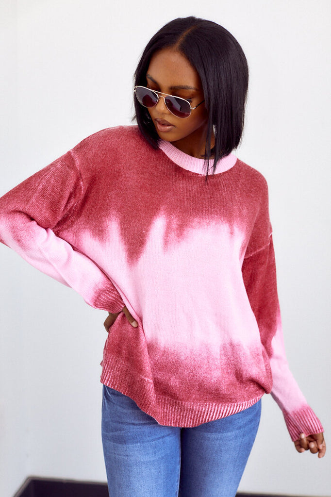 PreOrder Dallas Tie Dye Sweater - fab'rik