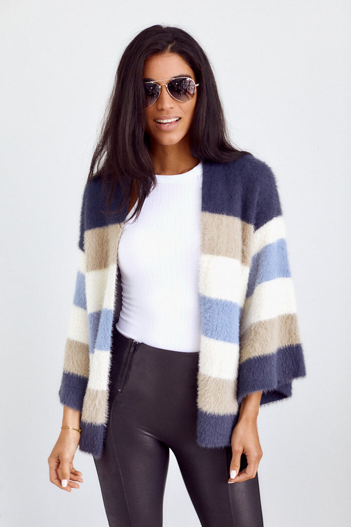 Dawson Stripe Cardigan - fab'rik