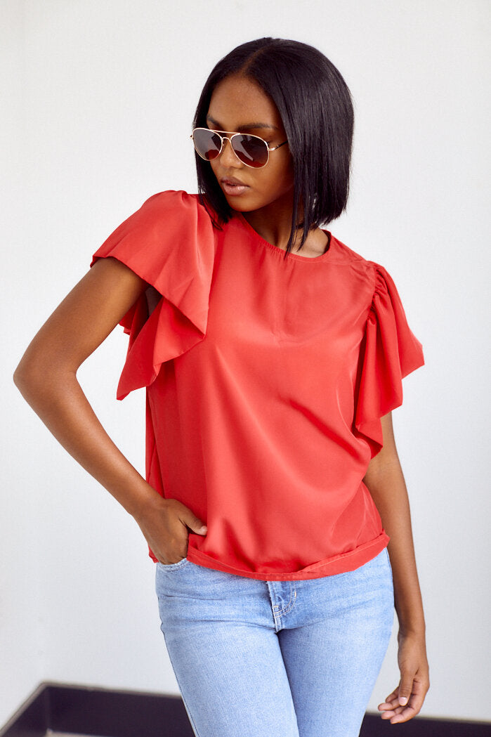 Colten Puff Detail Blouse - fab'rik
