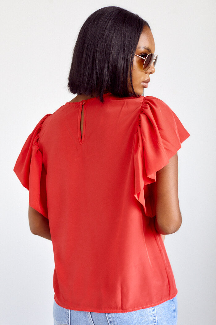 Colten Puff Detail Blouse - fab'rik