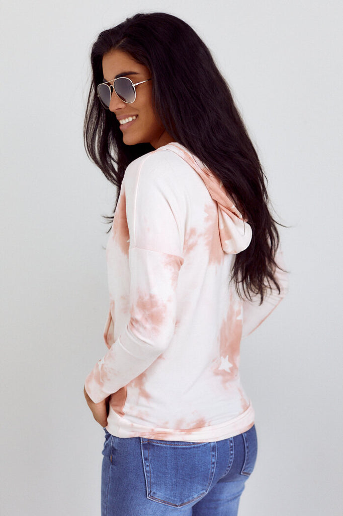 Cassidy Tie Dye Star Hoodie - fab'rik
