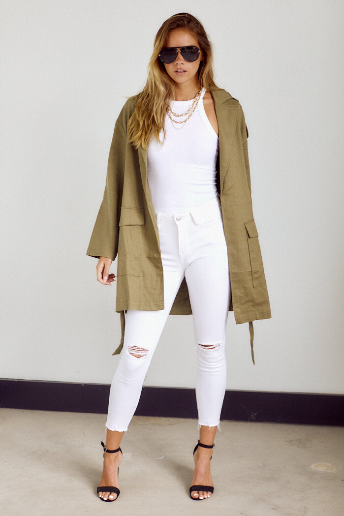 PreOrder Clarinda Wrap Style Lightweight Jacket - fab'rik
