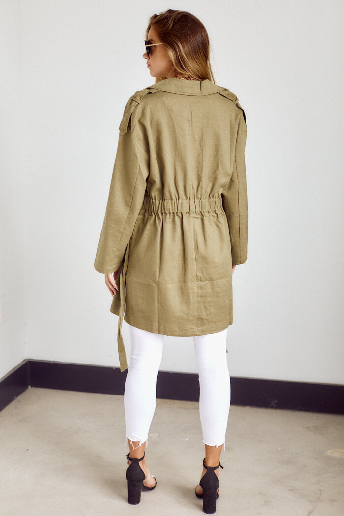 PreOrder Clarinda Wrap Style Lightweight Jacket - fab'rik