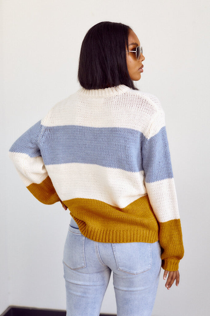 Linette Stripe Sweater - fab'rik
