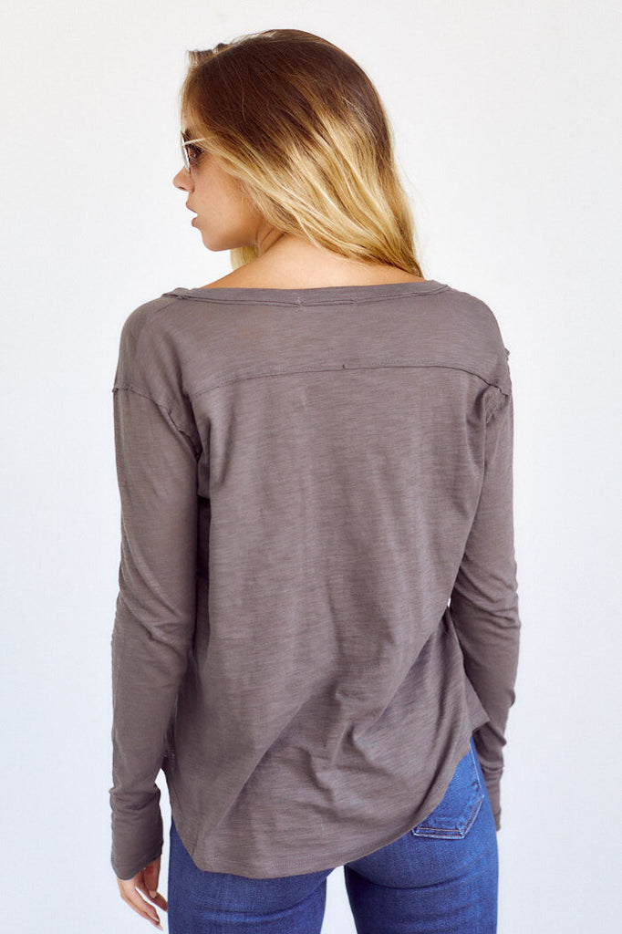 SALE - Kepler Long Sleeve Pocket Tee - fab'rik
