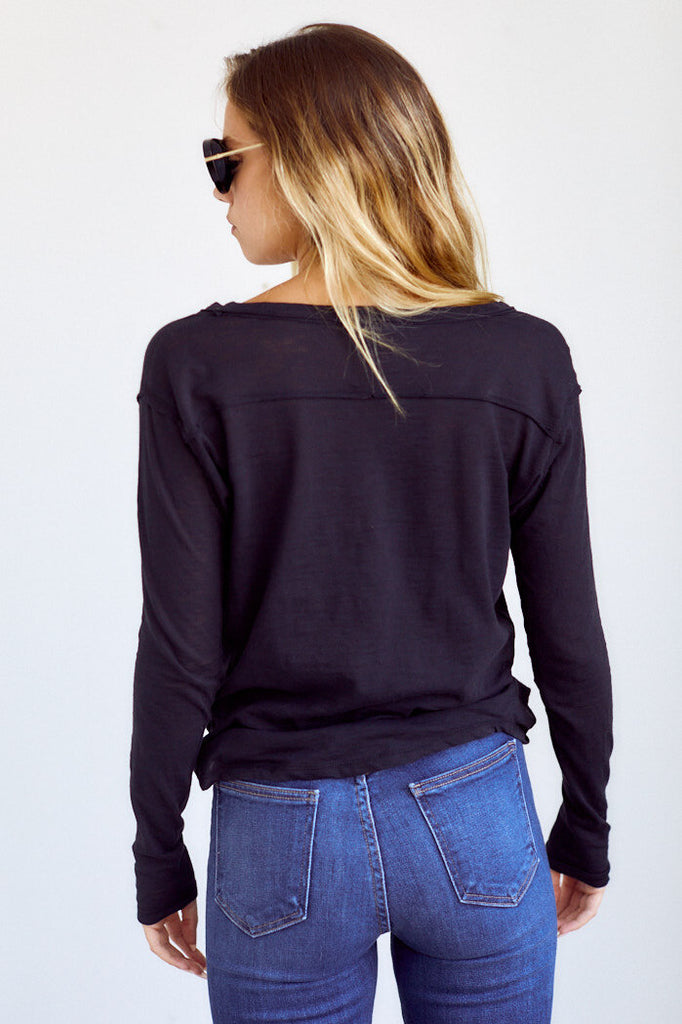 SALE - Kepler Long Sleeve Pocket Tee - fab'rik