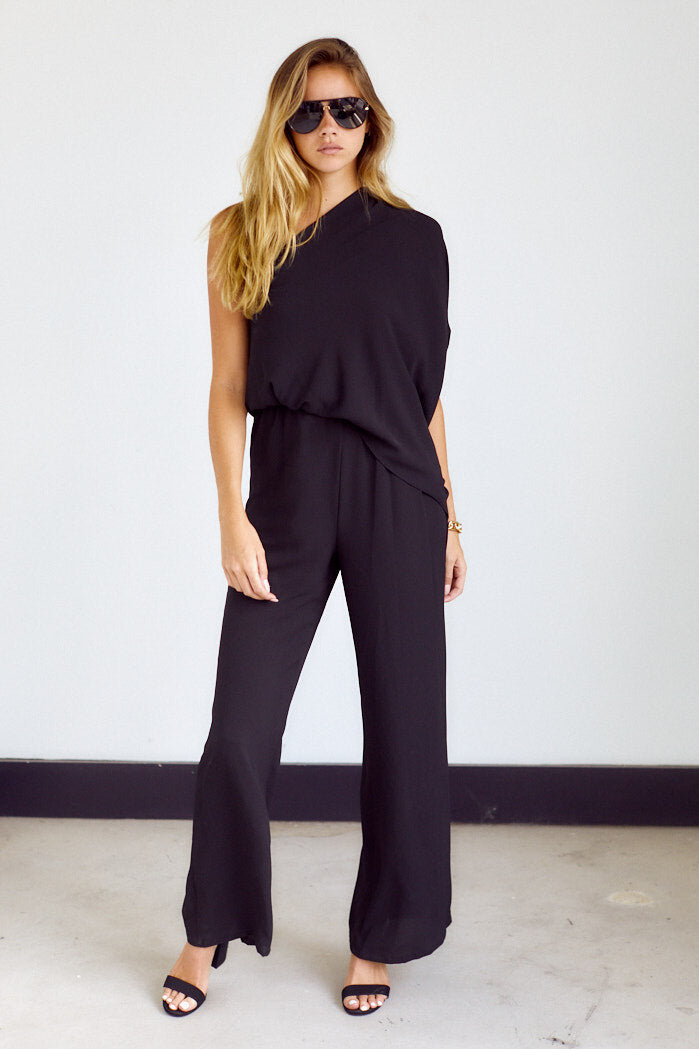 SALE - Sadie One Shoulder Jumpsuit - fab'rik