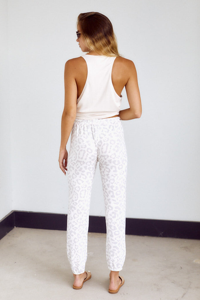 Lila Leopard Sweat Pant - fab'rik