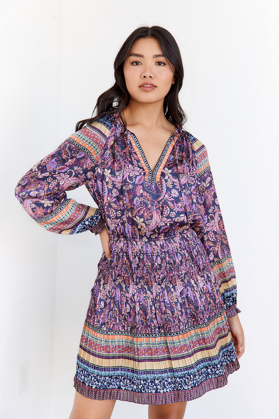 Kaiana Printed Mini Dress - fab'rik