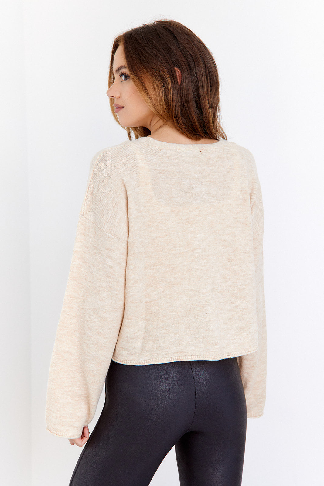 Tatum Tie Front Sweater - fab'rik