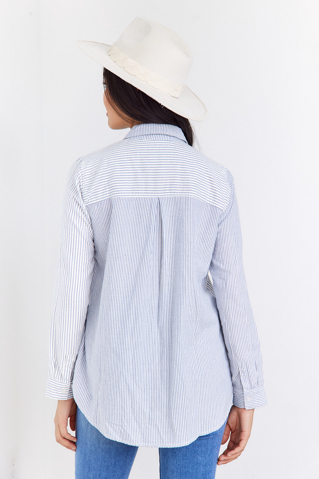 Lane Striped Button Down Shirt - fab'rik