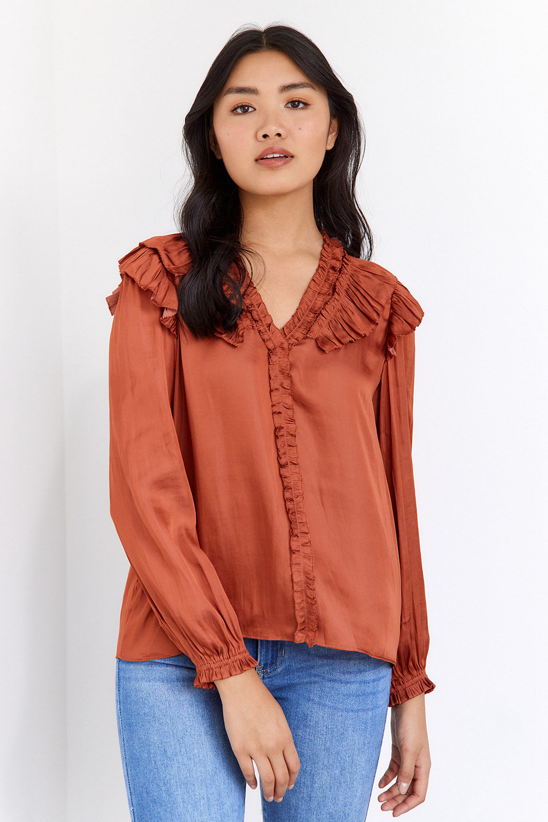 Kass Ruffle Blouse - fab'rik