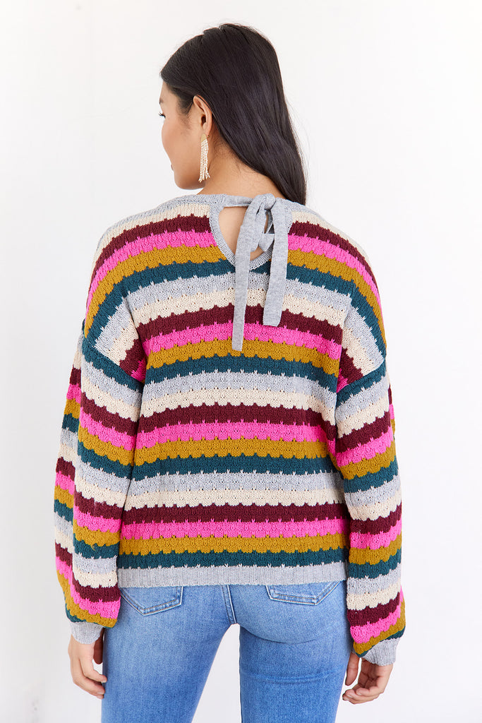 Daphne Striped Sweater - fab'rik