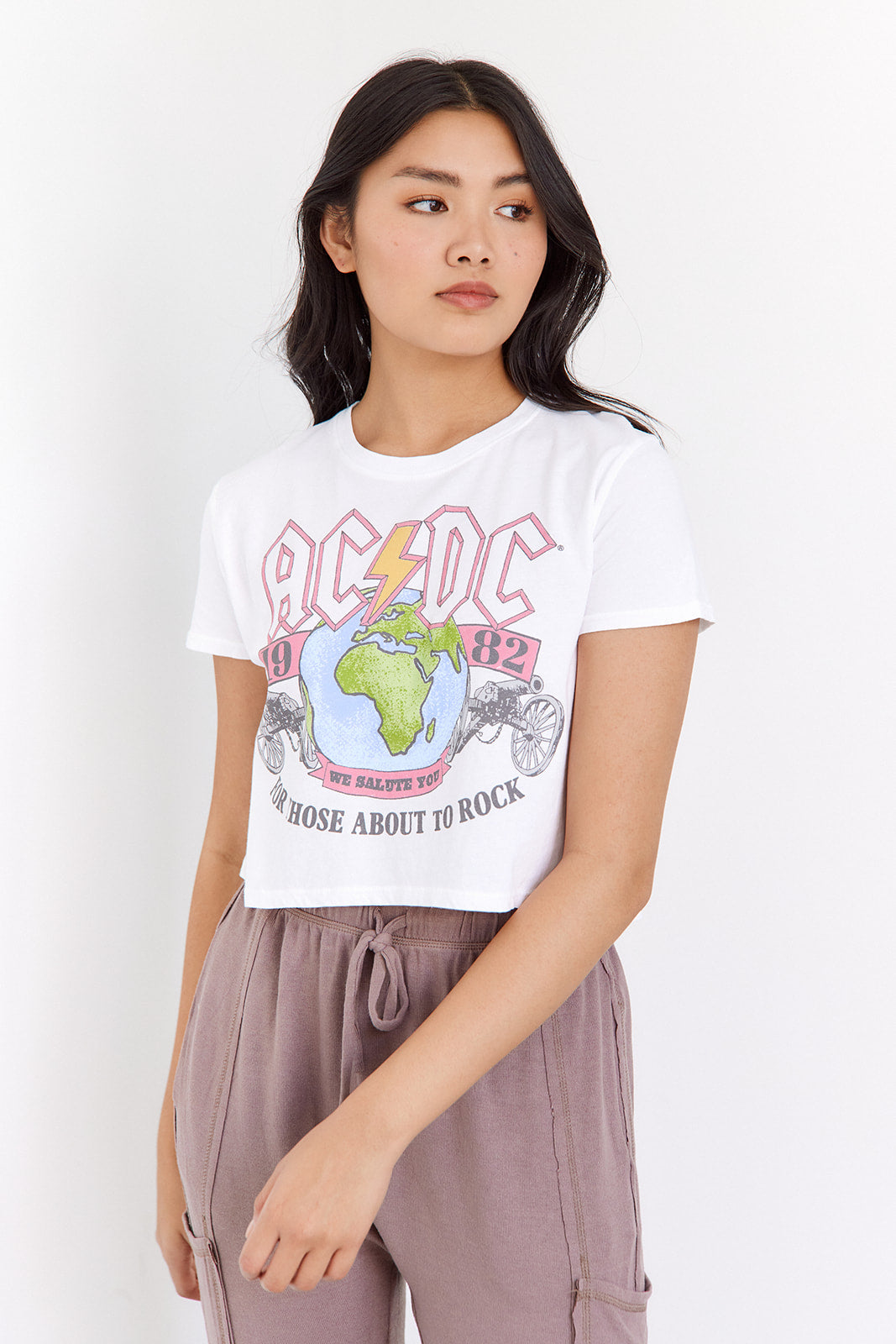 ACDC Cropped Tee - fab'rik