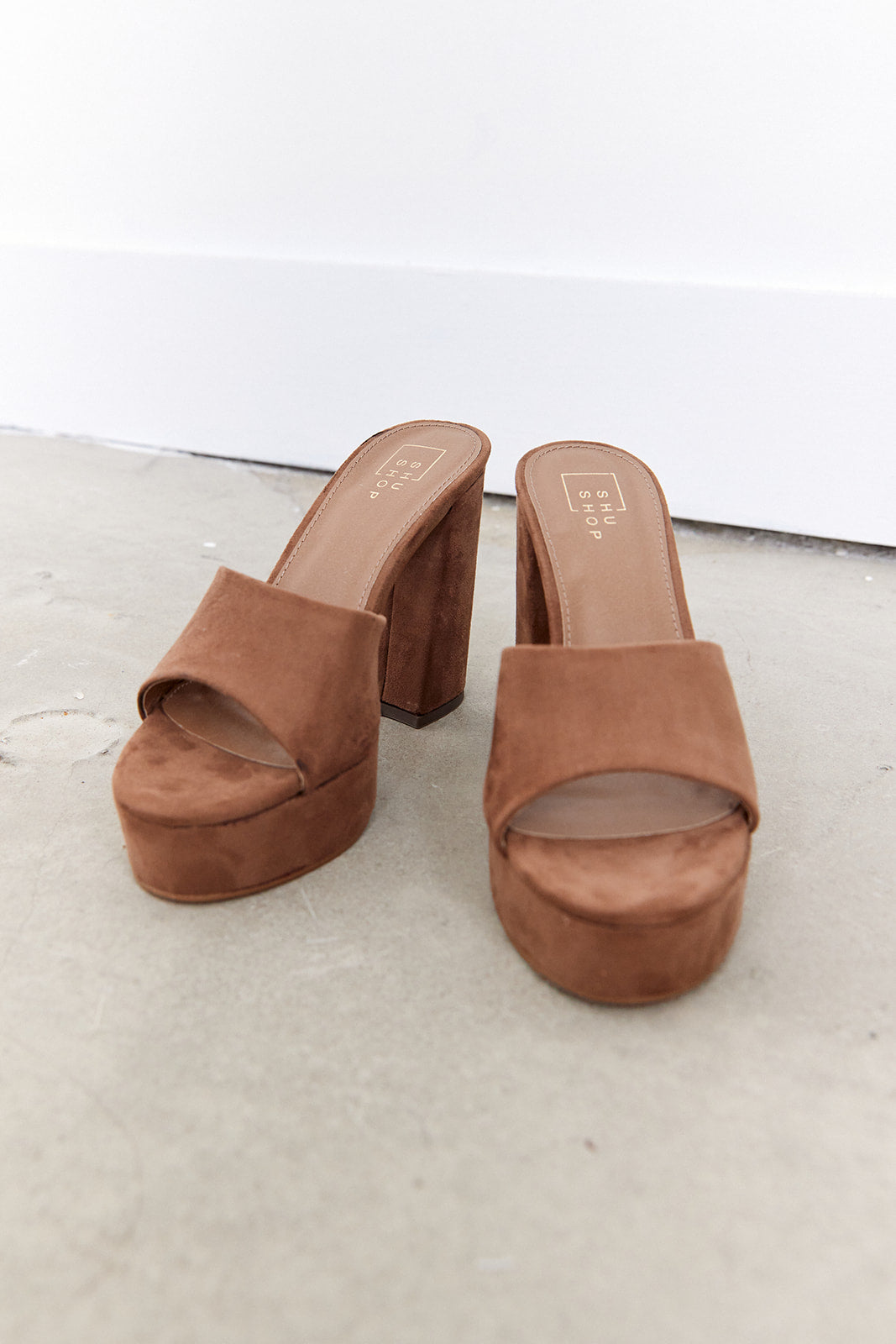 Esther Suede Platform Heel - fab'rik
