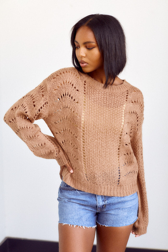 Preorder Manchestor Open Knit Sweater - fab'rik