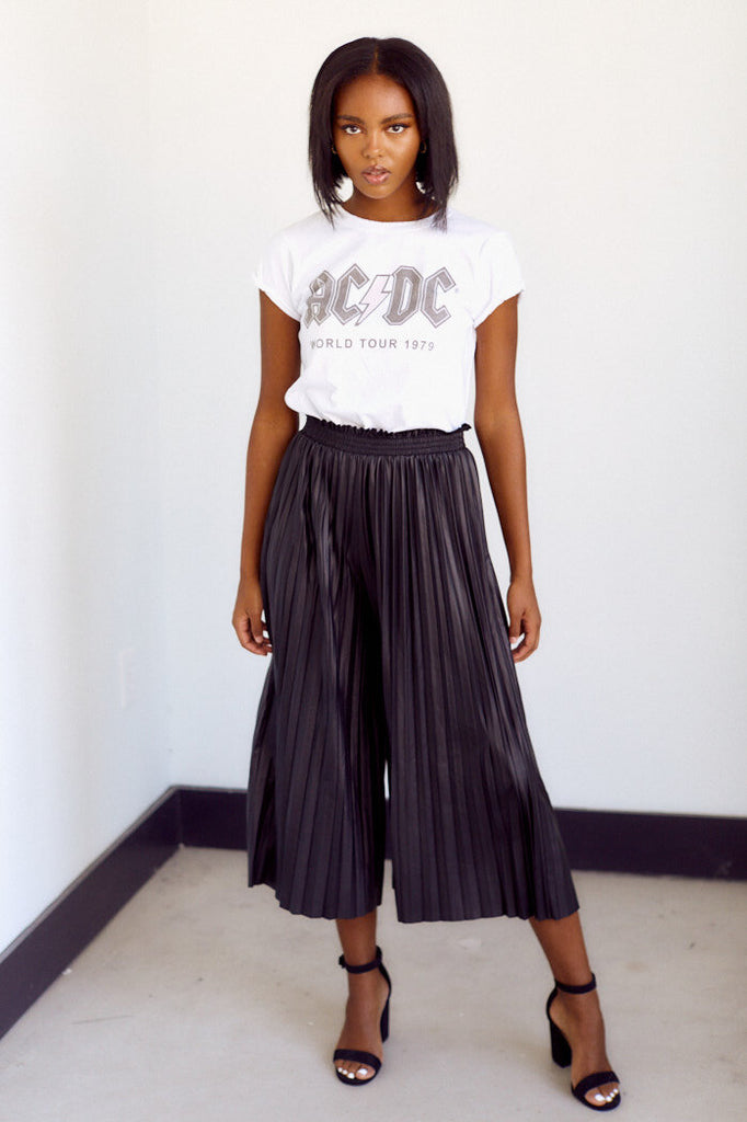 Preorder Tala Pleated Cropped Pant - fab'rik