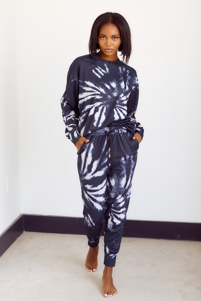 SALE - Averi Tie Dye Lounge Pullover - fab'rik