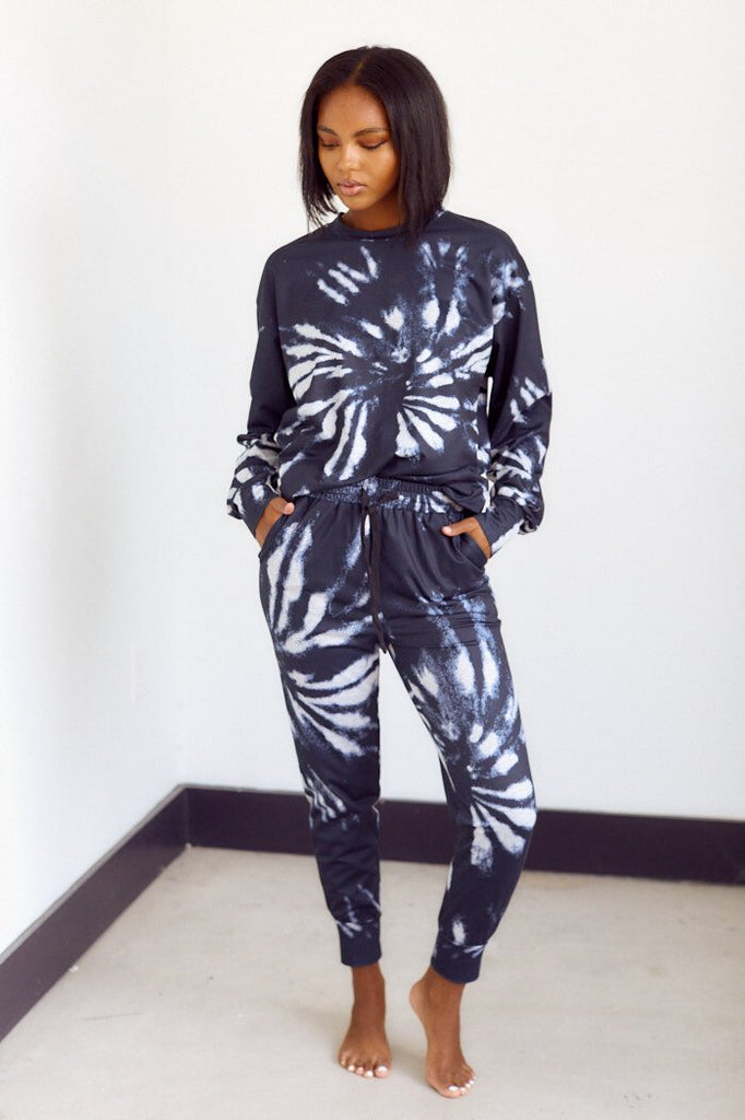 SALE - Averi Tie Dye Lounge Pullover - fab'rik
