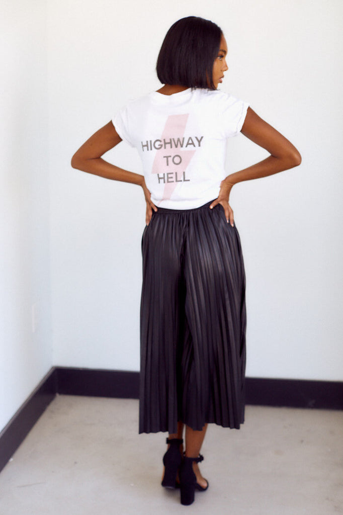 Preorder Tala Pleated Cropped Pant - fab'rik