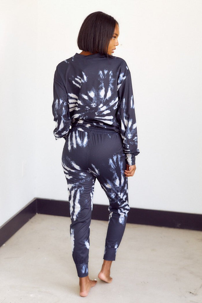 SALE - Averi Tie Dye Lounge Pullover - fab'rik