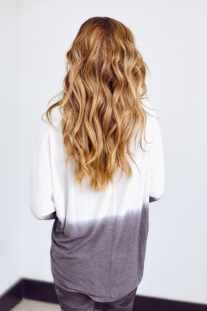 SALE - Leona Ombre Long Sleeve Tee - fab'rik