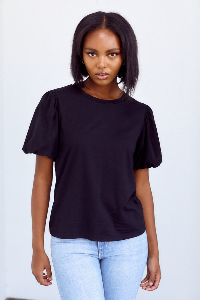 SALE - Aria Puff Sleeve Tee - fab'rik