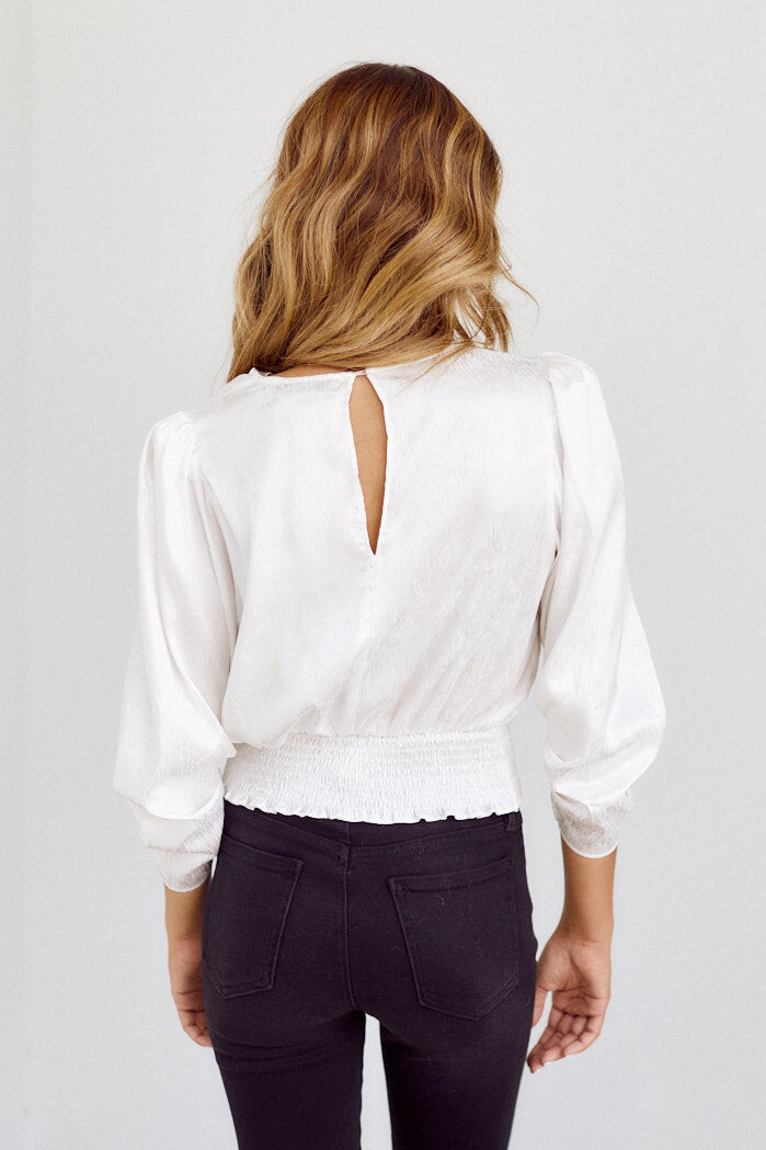 SALE - Loraine Wrap Style Blouse - fab'rik