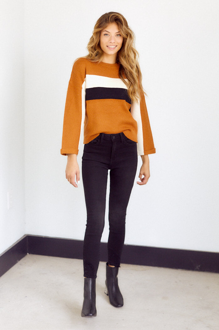 Stratton Colorblock Sweater - fab'rik