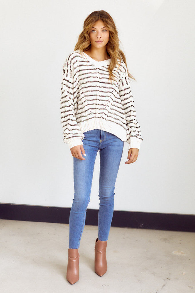 Reverie Stripe Sweater - fab'rik