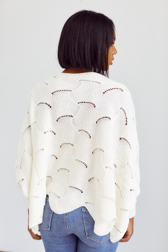 SALE - Olivia Open Knit Sweater - fab'rik