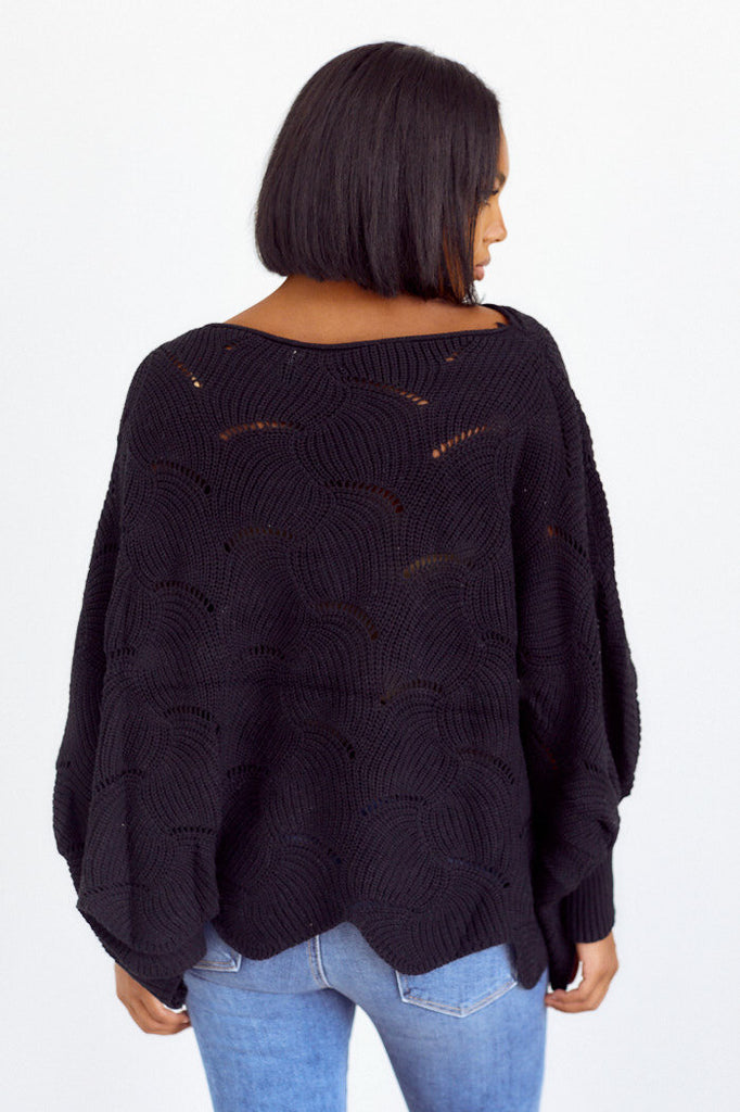SALE - Olivia Open Knit Sweater - fab'rik