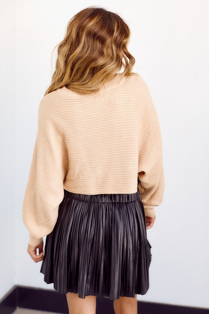 SALE - Lovett Cropped Sweater - fab'rik