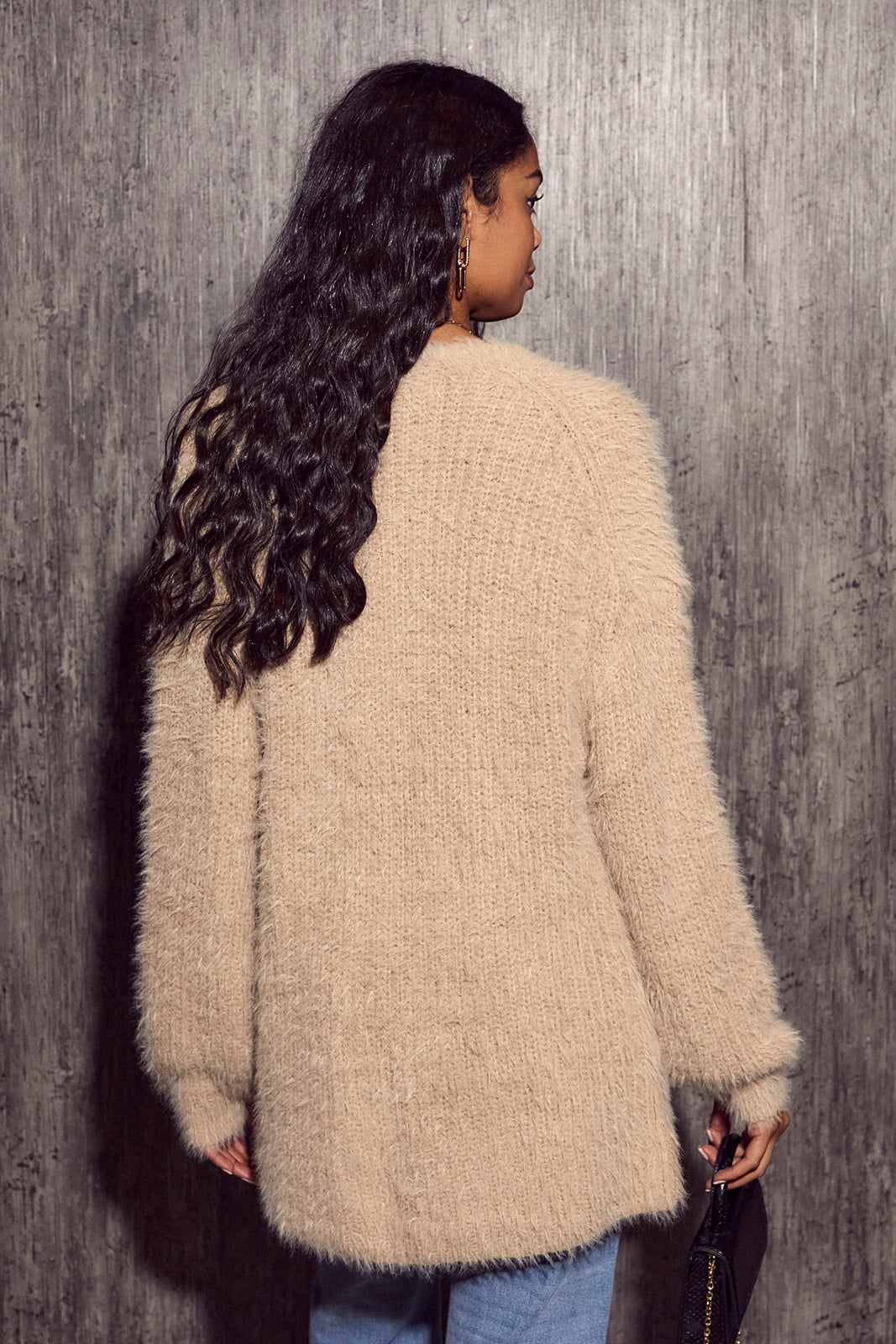 Denni Eyelash Knit Cardigan - fab'rik
