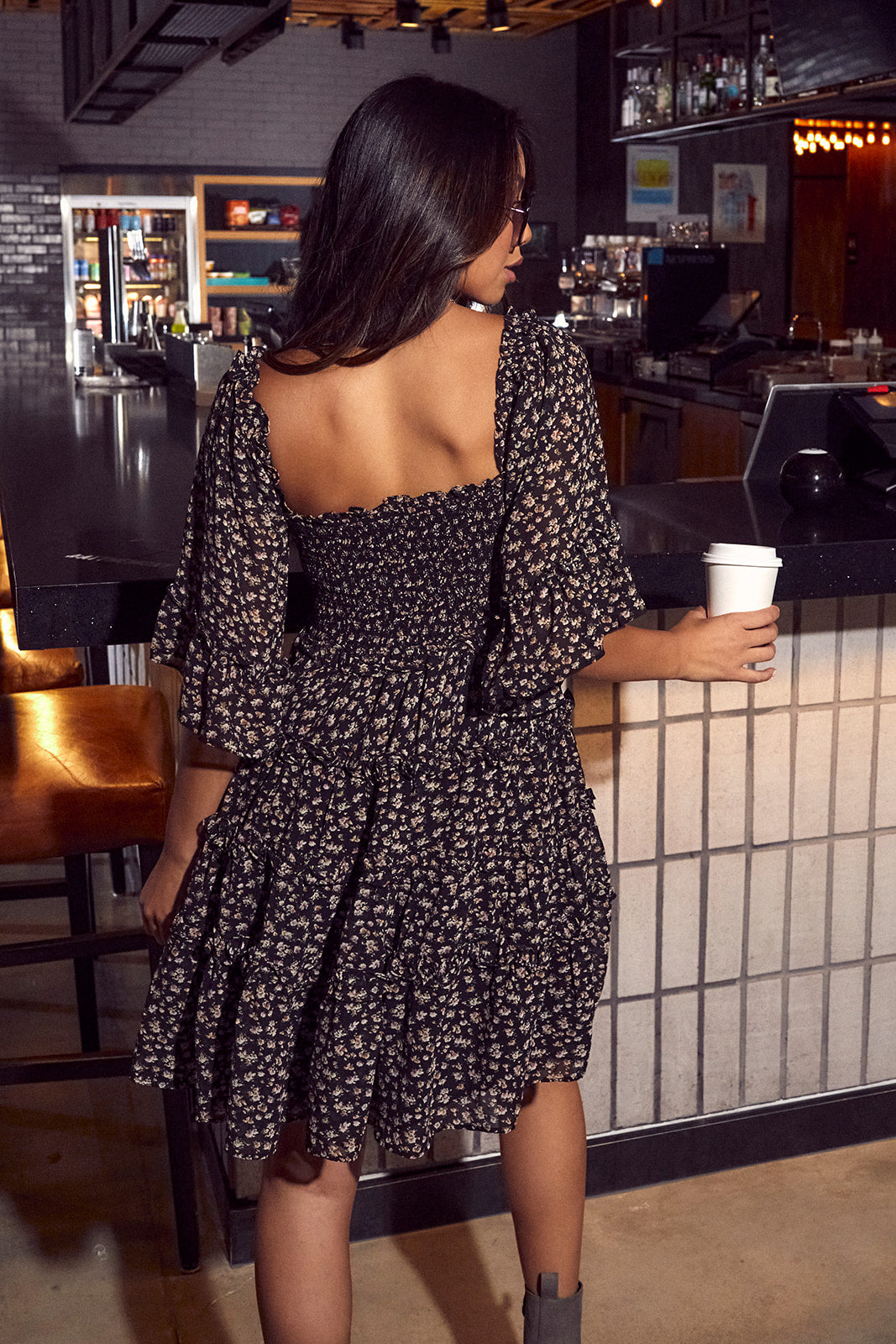 SALE - Rawlings Floral Tiered Dress - fab'rik