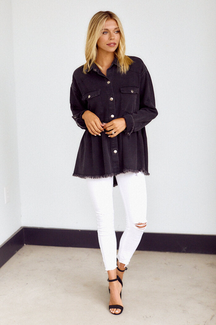 SALE - Danni Peplum Style Jacket - fab'rik