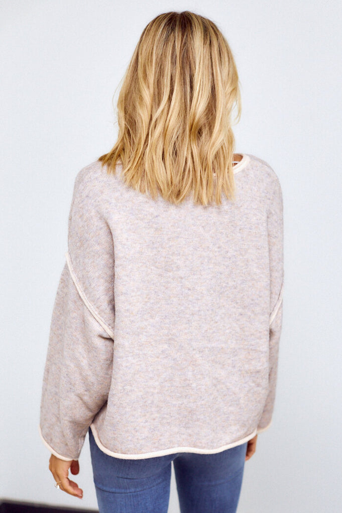 SALE - Rondal Raw Hem Sweatshirt - fab'rik