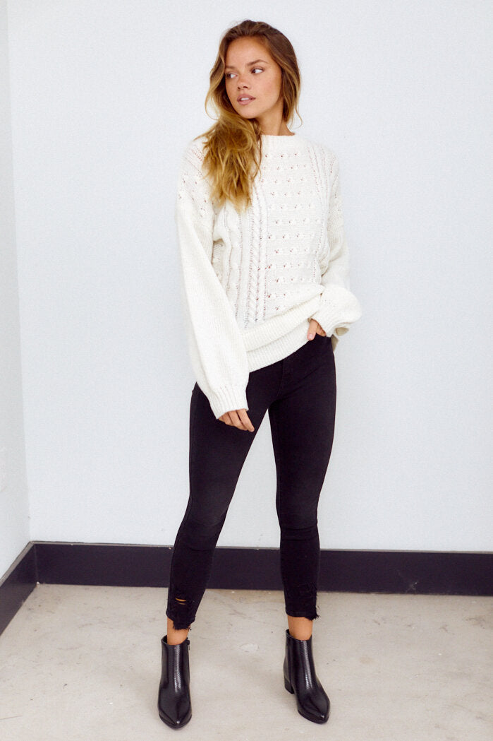 PreOrder Princeton Double Hem Sweater - fab'rik