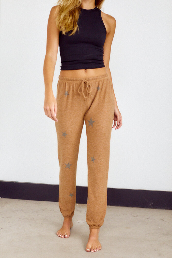 SALE - Langton Star Print Jogger - fab'rik