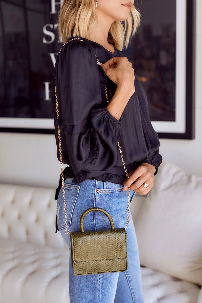 Sale - Faye Top Handle Mini Crossbody Bag - fab'rik