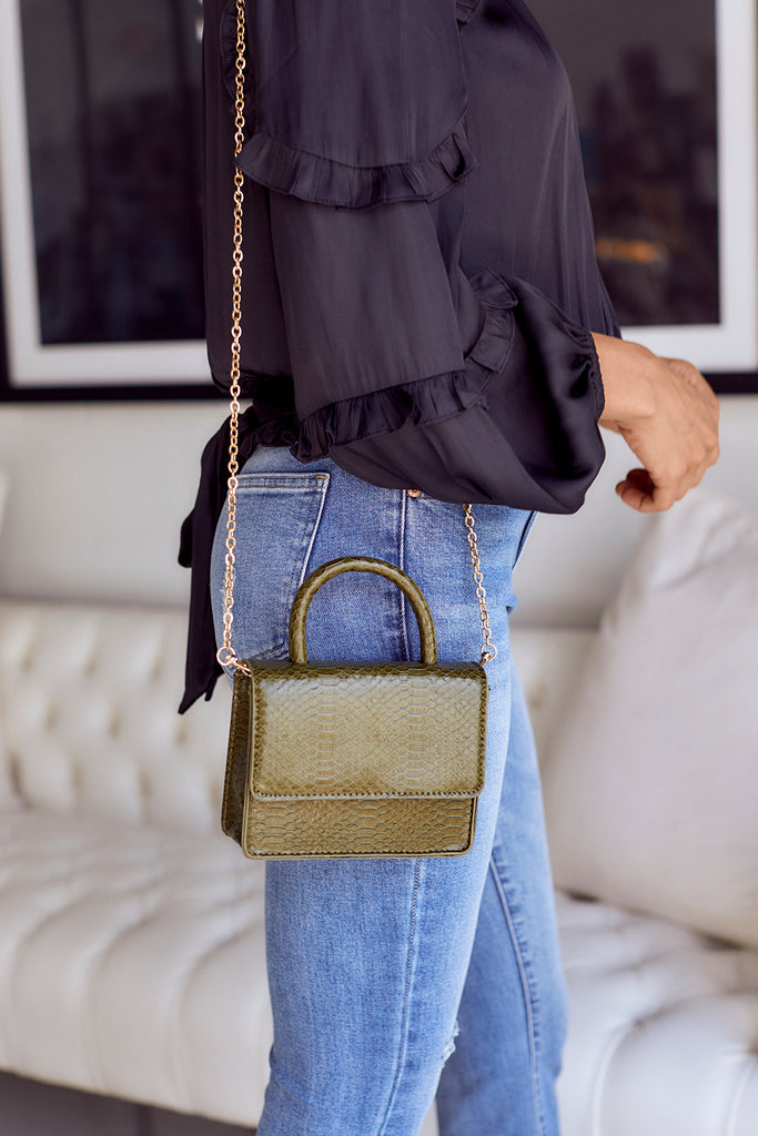 Sale - Faye Top Handle Mini Crossbody Bag - fab'rik